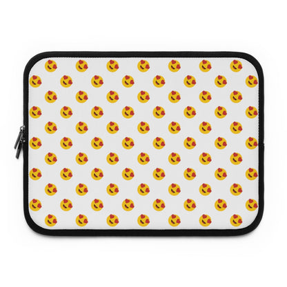 Getrott Emoji Smilling Face with Heart Eyes Laptop Sleeve-Laptop Sleeve-Geotrott