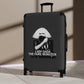 Getrott Lady Gaga The Fame Monster Black Cabin Suitcase Inner Pockets Extended Storage Adjustable Telescopic Handle Inner Pockets Double wheeled Polycarbonate Hard-shell Built-in Lock