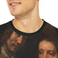Rembrandt Harmensz Van Rijn Portret Van Een Paar als Oudtestamentische Figuren Genaamd Het Joodse Bruidje Classic Art Men's Polyester Tee (AOP)