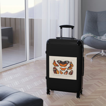 Getrott Butterflies Pap Tribuni Gilippus Milippus Manilia Proferpina Cabin Suitcase Rolling Luggage Extended Storage Adjustable Telescopic Handle Double wheeled Polycarbonate Hard-shell Built-in Lock-Bags-Geotrott