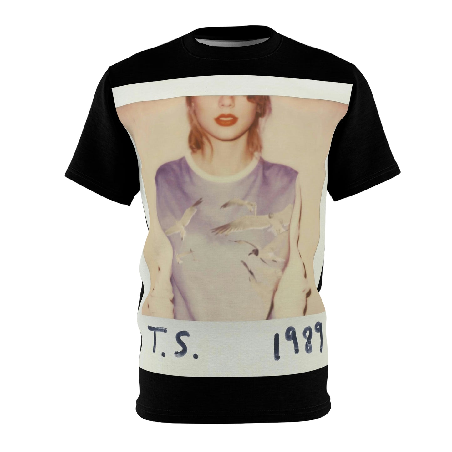 Taylor Swift - 1989 Unisex AOP Cut & Sew Tee-All Over Prints-Geotrott