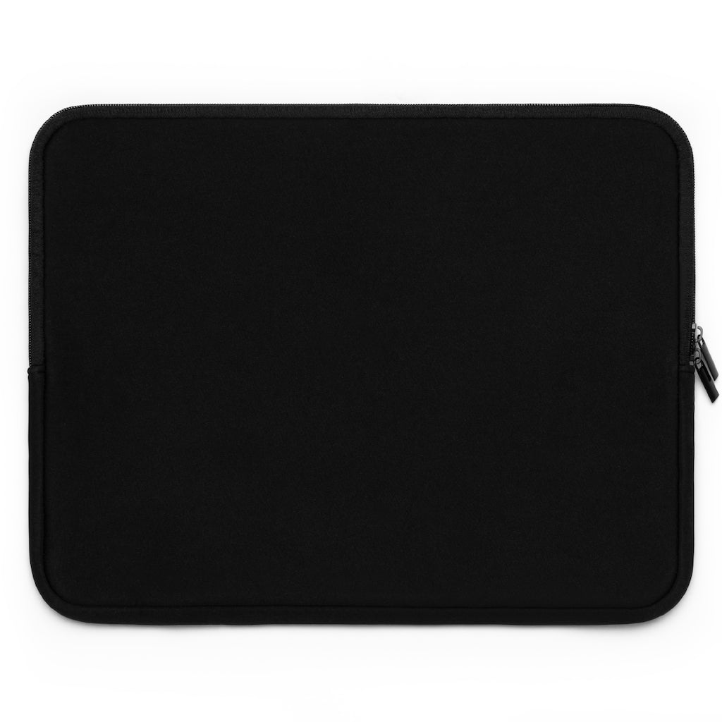 Getrott Black and White Magnum Guns Pattern Black Laptop Sleeve