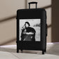 Getrott Joni Mitchell Hejira 1976 Black Cabin Suitcase Inner Pockets Extended Storage Adjustable Telescopic Handle Inner Pockets Double wheeled Polycarbonate Hard-shell Built-in Lock