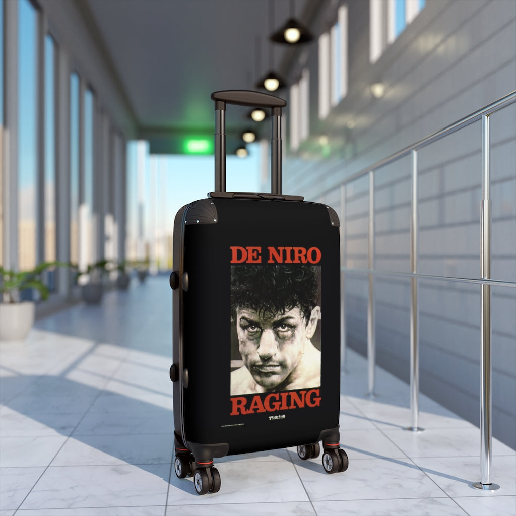 Getrott De Niro Raging Movie Poster Collection Cabin Suitcase Inner Pockets Extended Storage Adjustable Telescopic Handle Inner Pockets Double wheeled Polycarbonate Hard-shell Built-in Lock