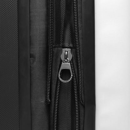 Getrott Leda and the Swan by Leonardo Da Vinci Black Cabin Suitcase Extended Storage Adjustable Telescopic Handle Double wheeled Polycarbonate Hard-shell Built-in Lock-Bags-Geotrott