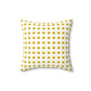 Geotrott Emojis Face with Tears of Joy White Spun Polyester Square Pillow