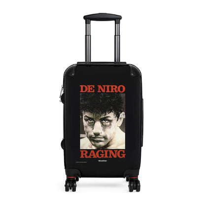 Geotrott De Niro Raging Movie Poster Collection Cabin Suitcase Extended Storage Adjustable Telescopic Handle Double wheeled Polycarbonate Hard-shell Built-in Lock-Bags-Geotrott