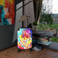 Getrott Sexy Captain Girl Graffiti Art Cabin Suitcase Inner Pockets Extended Storage Adjustable Telescopic Handle Inner Pockets Double wheeled Polycarbonate Hard-shell Built-in Lock