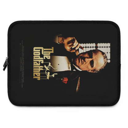 Getrott The Godfather Movie Poster White Laptop Sleeve-Laptop Sleeve-Geotrott