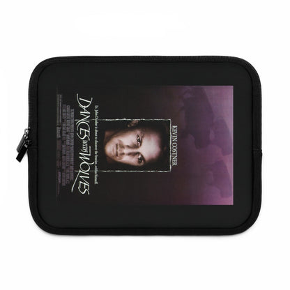 Getrott Dances with Wolves Movie Poster Red Laptop Sleeve-Laptop Sleeve-Geotrott