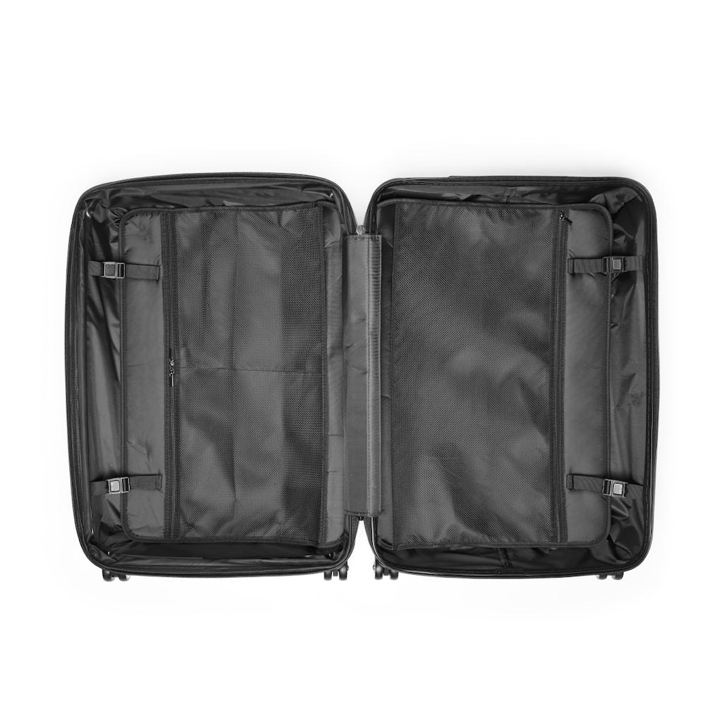 Getrott Convicts and Lunatics have No Vote for Parliament Black Cabin Suitcase Extended Storage Adjustable Telescopic Handle Double wheeled Polycarbonate Hard-shell Built-in Lock-Bags-Geotrott