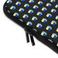Getrott Old Blue Cruise Ships Pattern Black Laptop Sleeve