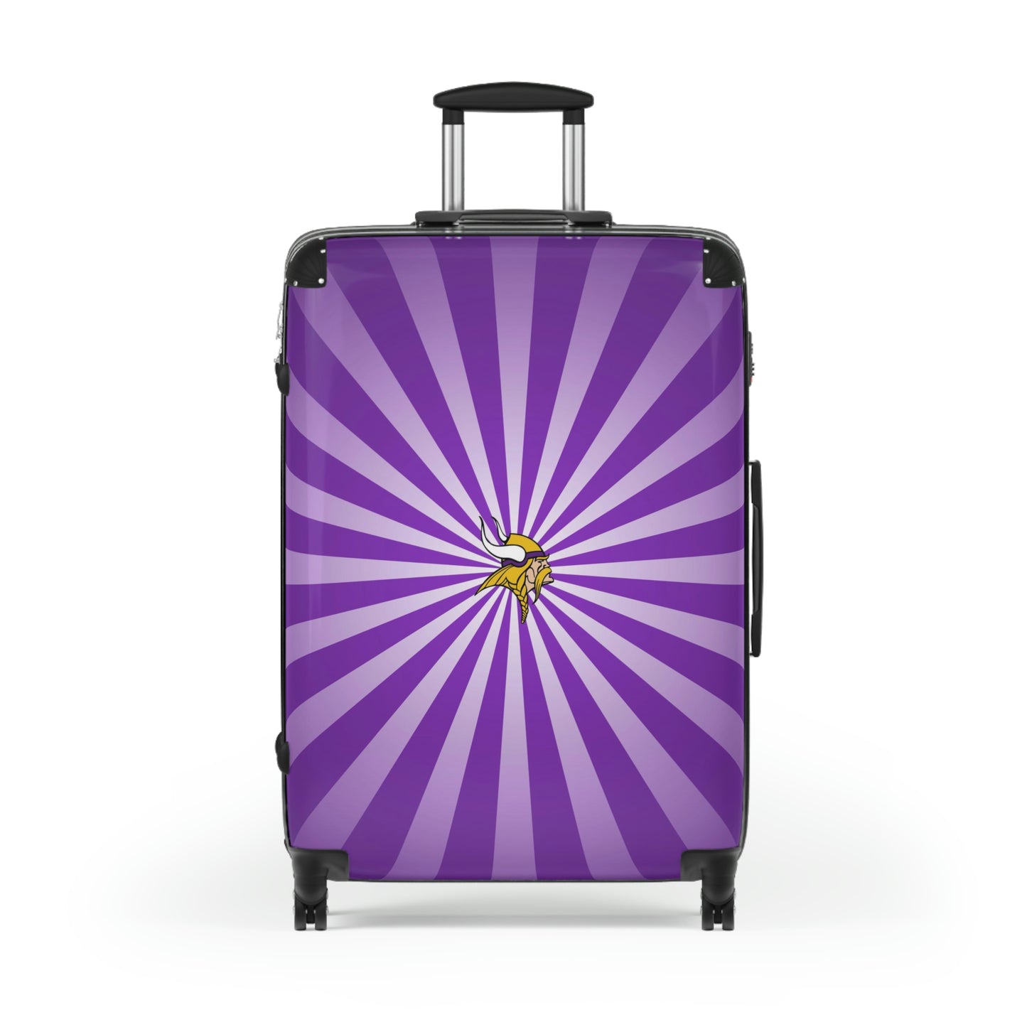 Geotrott Minesota Vikings National Football League NFL Team Logo Cabin Suitcase Rolling Luggage Checking Bag