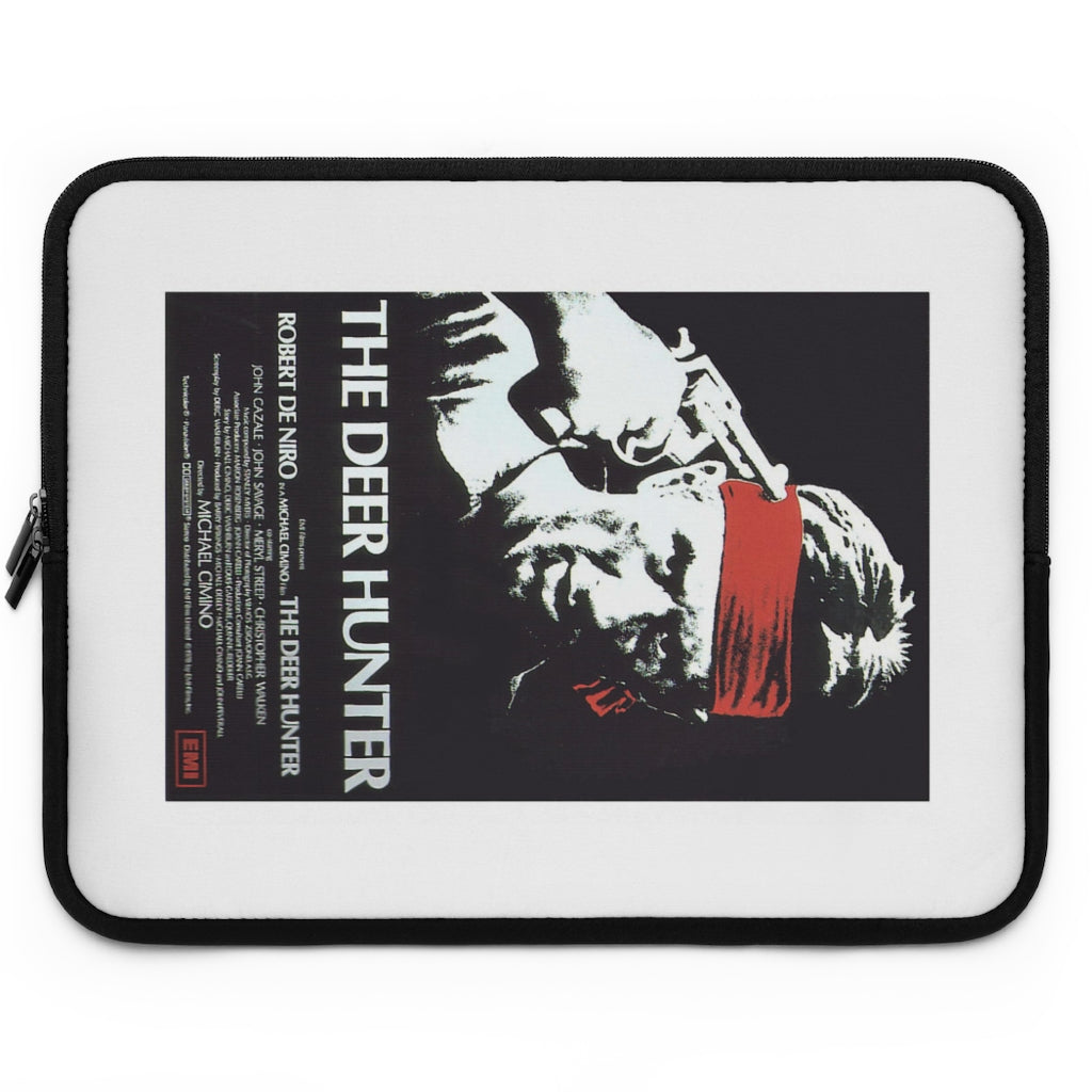 Getrott The Deer Hunter Movie Poster Red Laptop Sleeve