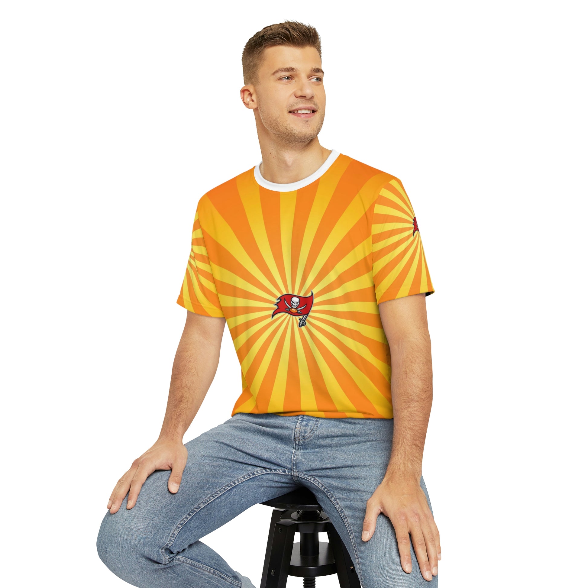 Geotrott NFL  Men's Polyester All Over Print Tee T-Shirt-All Over Prints-Geotrott