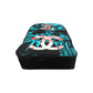 Getrott Inspired by C h a n e l Graffiti Blue School Backpack Carry-On Travel Check Luggage 4-Wheel Spinner Suitcase Bag Multiple Colors and Sizes