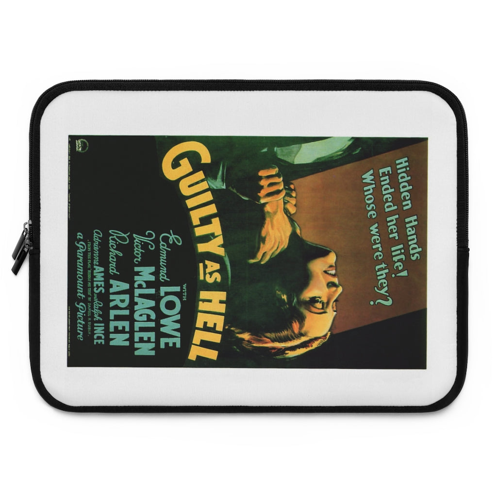 Getrott Guilty as Hell Movie Poster Laptop Sleeve