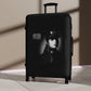 Getrott Janet Jackson Rhytm Nation 1814 Black Cabin Suitcase Inner Pockets Extended Storage Adjustable Telescopic Handle Inner Pockets Double wheeled Polycarbonate Hard-shell Built-in Lock