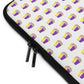 Getrott Purple Cruise Ships Pattern White Laptop Sleeve