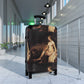 Getrott Bathsheba at Her Bath by Rembrandt Black Cabin Suitcase Inner Pockets Extended Storage Adjustable Telescopic Handle Inner Pockets Double wheeled Polycarbonate Hard-shell Built-in Lock