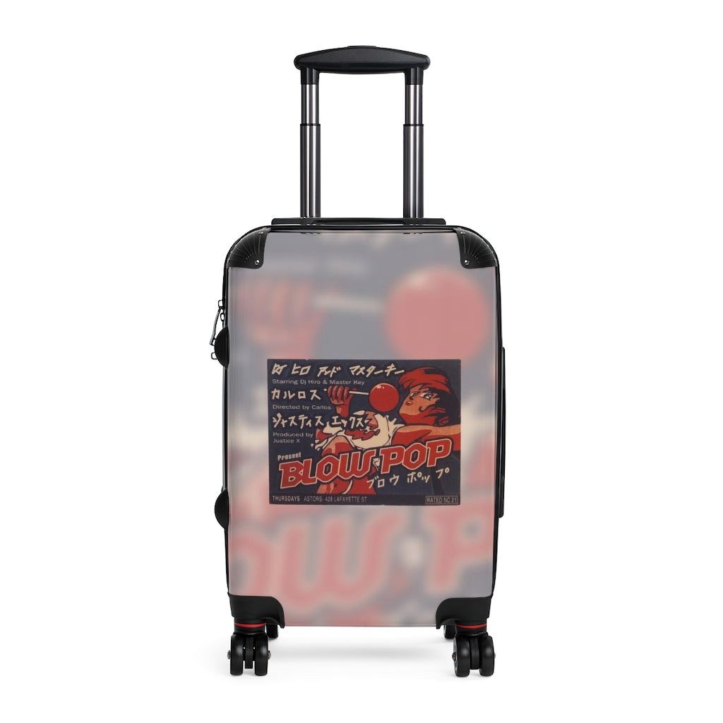 Getrott BlowPop Astors Nightclub DjHiro Master Key JustiseX Club Flyer Cabin Suitcase Extended Storage Adjustable Telescopic Handle Double wheeled Polycarbonate Hard-shell Built-in Lock-Bags-Geotrott