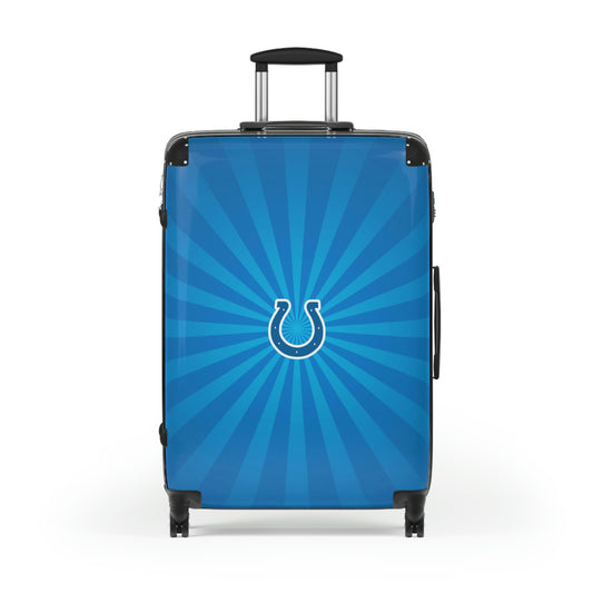 Geotrott Indianapolis Colts National Football League NFL Team Logo Cabin Suitcase Rolling Luggage Checking Bag-Bags-Geotrott