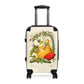 Getrott Cucumbers Curbitaceal Farm Collection Cabin Suitcase Inner Pockets Extended Storage Adjustable Telescopic Handle Inner Pockets Double wheeled Polycarbonate Hard-shell Built-in Lock