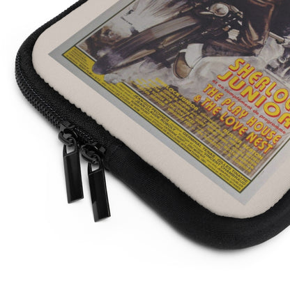 Getrott Sherlock Junior Movie Poster Laptop Sleeve-Laptop Sleeve-Geotrott