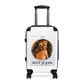 Getrott Belle De Jour Movie Poster Collection Cabin Suitcase Inner Pockets Extended Storage Adjustable Telescopic Handle Inner Pockets Double wheeled Polycarbonate Hard-shell Built-in Lock