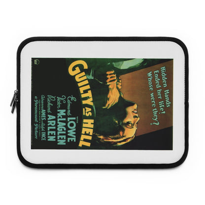 Getrott Guilty as Hell Movie Poster Laptop Sleeve-Laptop Sleeve-Geotrott