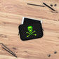Getrott Green Skull and Bones Black Laptop Sleeve