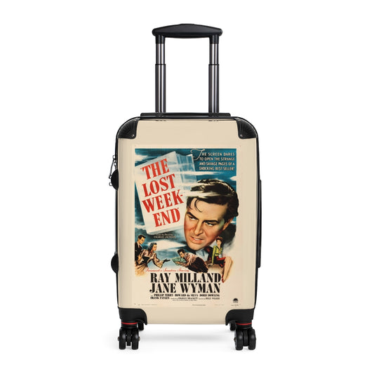 Getrott The Lost Weekend Movie Poster Collection Cabin Suitcase Extended Storage Adjustable Telescopic Handle Double wheeled Polycarbonate Hard-shell Built-in Lock-Bags-Geotrott