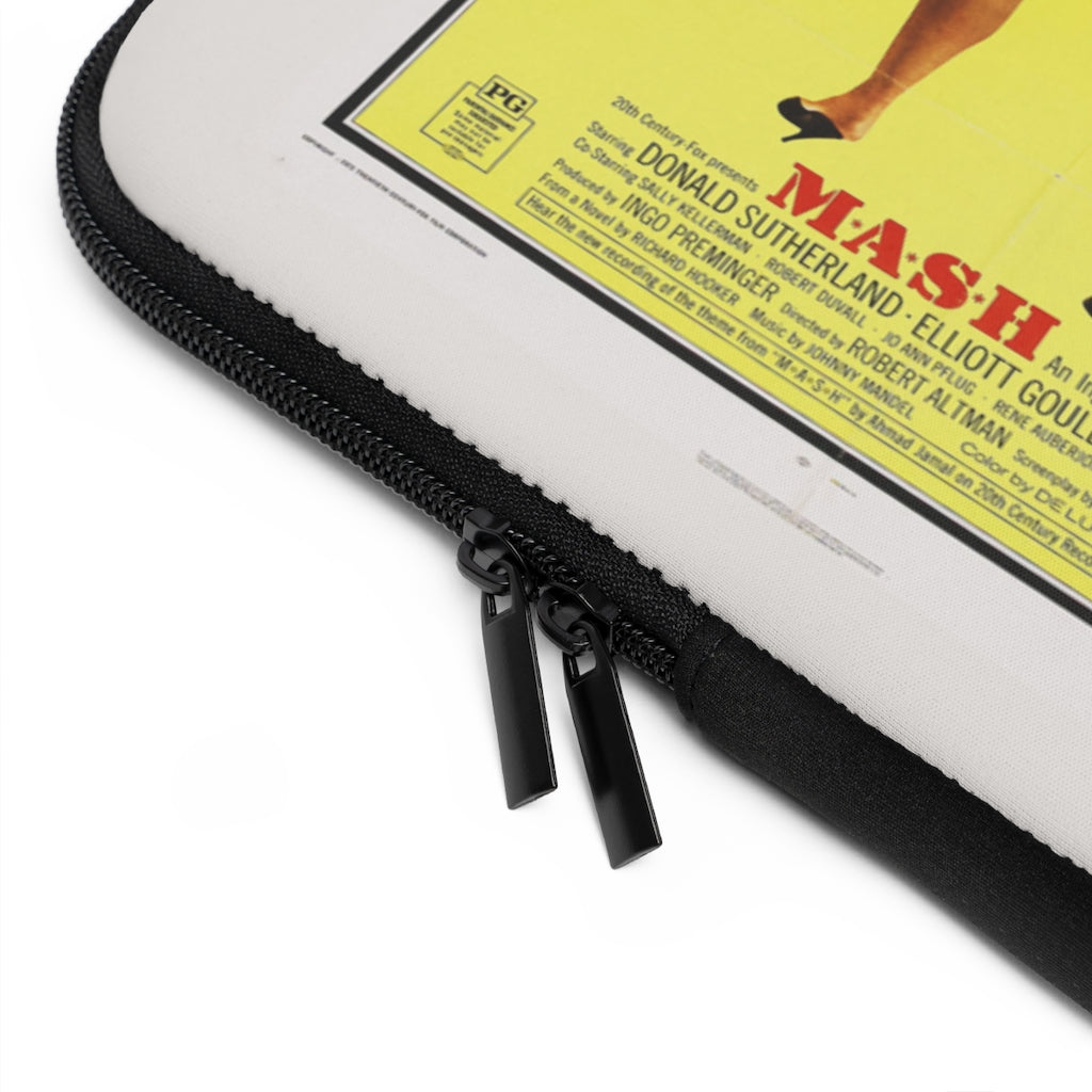 Getrott MASH Movie Poster Red Laptop Sleeve-Laptop Sleeve-Geotrott