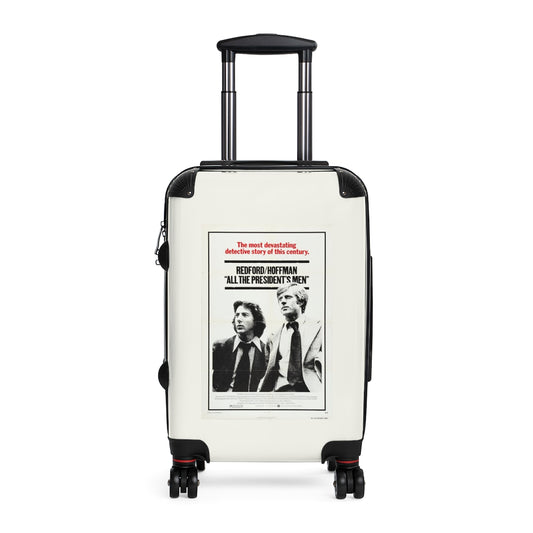 Getrott All The Presidents Men Movie Poster Collection Cabin Suitcase Extended Storage Adjustable Telescopic Handle Double wheeled Polycarbonate Hard-shell Built-in Lock-Bags-Geotrott