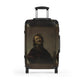 Getrott Rembrandt Laughing by Rembrandt Black Cabin Suitcase Inner Pockets Extended Storage Adjustable Telescopic Handle Inner Pockets Double wheeled Polycarbonate Hard-shell Built-in Lock