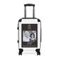 Getrott Terms od Endearment Evil Movie Poster Collection Cabin Suitcase Inner Pockets Extended Storage Adjustable Telescopic Handle Inner Pockets Double wheeled Polycarbonate Hard-shell Built-in Lock