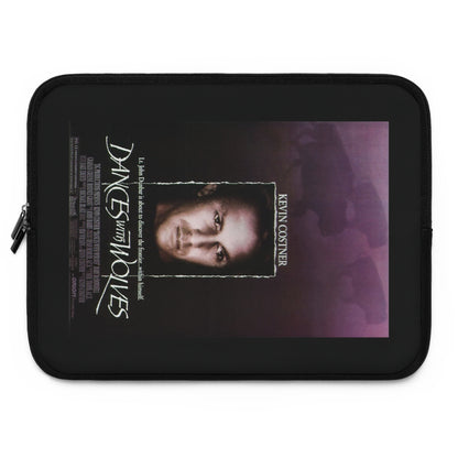 Getrott Dances with Wolves Movie Poster Red Laptop Sleeve-Laptop Sleeve-Geotrott