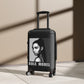 Getrott Kim Kardashian Illustration “Role Model” Black & White Cabin Suitcase Inner Pockets Extended Storage Adjustable Telescopic Handle Inner Pockets Double wheeled Polycarbonate Hard-shell Built-in Lock