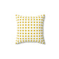 Geotrott Emojis Face with Tears of Joy White Spun Polyester Square Pillow