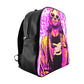 Getrott Nirvana Pink PU leather School Backpack Carry-On Travel Check Luggage 4-Wheel Spinner Suitcase Bag Multiple Colors and Sizes