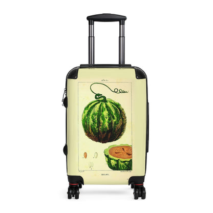 Getrott Melon Illustration Farm Collection Cabin Suitcase Extended Storage Adjustable Telescopic Handle Double wheeled Polycarbonate Hard-shell Built-in Lock-Bags-Geotrott