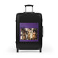 Getrott The Slits Cut 1979 Black Cabin Suitcase Inner Pockets Extended Storage Adjustable Telescopic Handle Inner Pockets Double wheeled Polycarbonate Hard-shell Built-in Lock