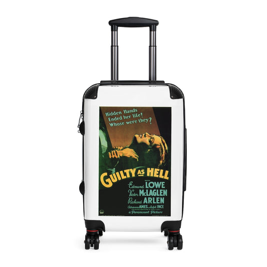 Geotrott Quilty as Hell Movie Poster Collection Cabin Suitcase Extended Storage Adjustable Telescopic Handle Double wheeled Polycarbonate Hard-shell Built-in Lock-Bags-Geotrott