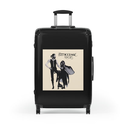 Getrott Fleetwood Mac Rumours 1977 Black Cabin Suitcase Extended Storage Adjustable Telescopic Handle Double wheeled Polycarbonate Hard-shell Built-in Lock-Bags-Geotrott