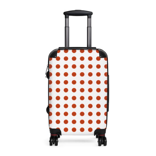 Getrott Emojis Enraged Face Cabin Suitcase Extended Storage Adjustable Telescopic Handle Double wheeled Polycarbonate Hard-shell Built-in Lock-Bags-Geotrott