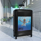 Getrott Nirvana Nevermind 1991 Black Cabin Suitcase Inner Pockets Extended Storage Adjustable Telescopic Handle Inner Pockets Double wheeled Polycarbonate Hard-shell Built-in Lock
