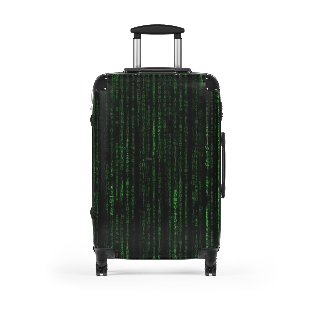 Getrott The Matrix Reloaded Resurrections Revolutions Trilogy Matrixmovies Glitch in the Matrix Animatrix Keanu Reeves World Classic Poster Black Cabin Suitcase Carry-On Travel Check Luggage 4-Wheel Spinner Suitcase Bag Multiple Colors and Sizes
