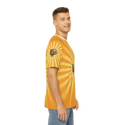 Geotrott NFL Cleveland Tigers Men's Polyester All Over Print Tee T-Shirt-All Over Prints-Geotrott