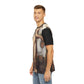Leonardo da Vinci Painting Leda and the Swan 1510-1515 Classic Art Men's Polyester Tee (AOP)