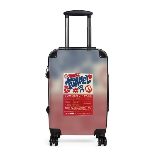 Getrott Tunnel nightclub Chelsea NYC Summer VIP Pass Original Nightlife Flyers Cabin Suitcase Extended Storage Adjustable Telescopic Handle Double wheeled Polycarbonate Hard-shell Built-in Lock-Bags-Geotrott